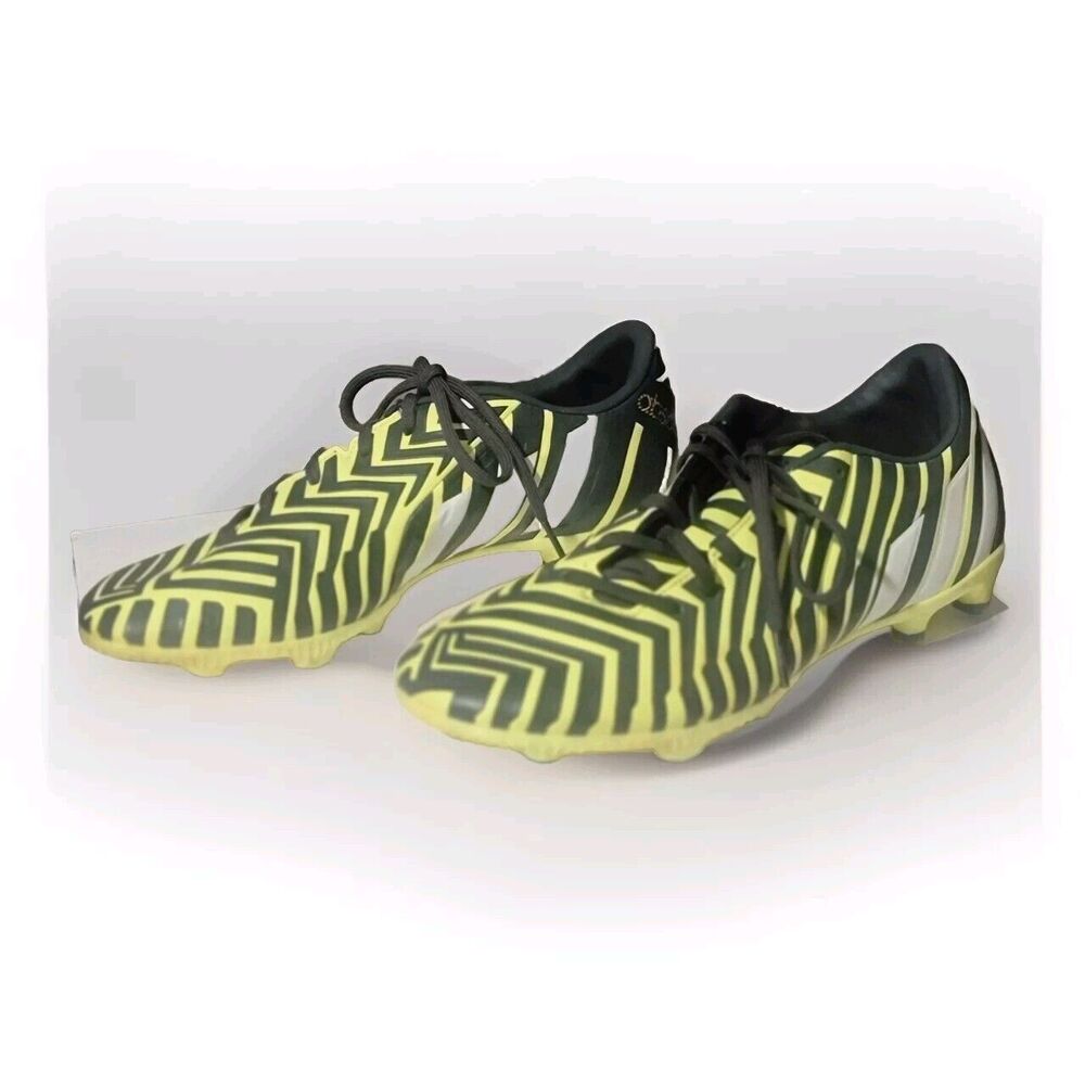 Adidas Predator Absolado Instinct FG Soccer Cleats Men's Size 8.5 Yellow Black